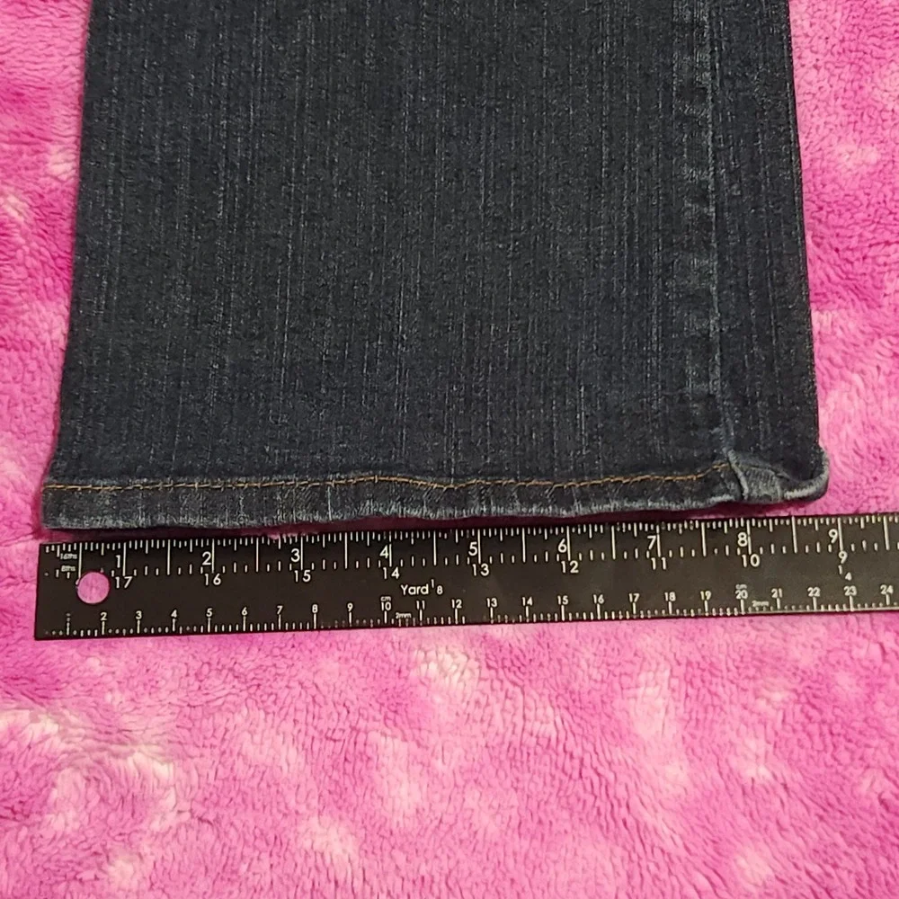 DKNY Jeans Women's 8L Bootcut‎ Blue Denim Stretch Jeans Long Inseam